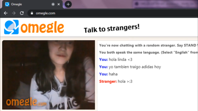 Young Omegle latina gaped her lovely ass
