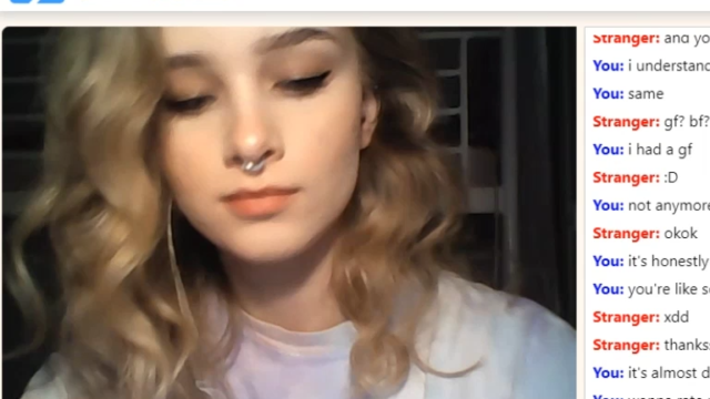 Busty British Teen Naked on Omegle