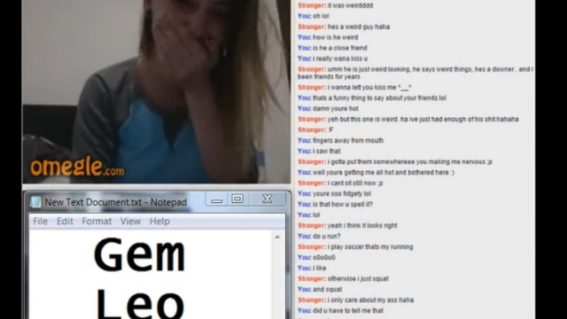 Cute Omegle teen with nice ass