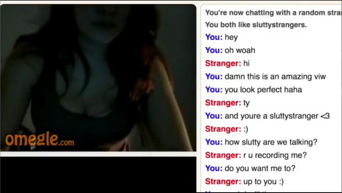 Omegle babe likes to be filmed